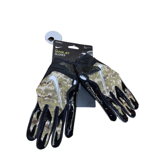 Nike Men's Vapor Jet 6.0 Salute to Service Football Receiver Gloves Large New - Picture 2 of 4